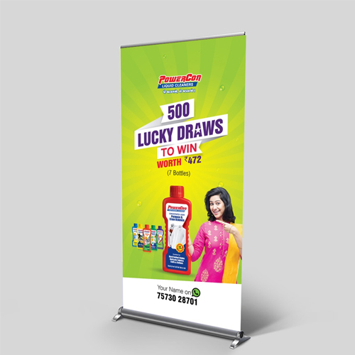 Rollup Banner Printing in Delhi, Rollup Standee Printing Services in Delhi